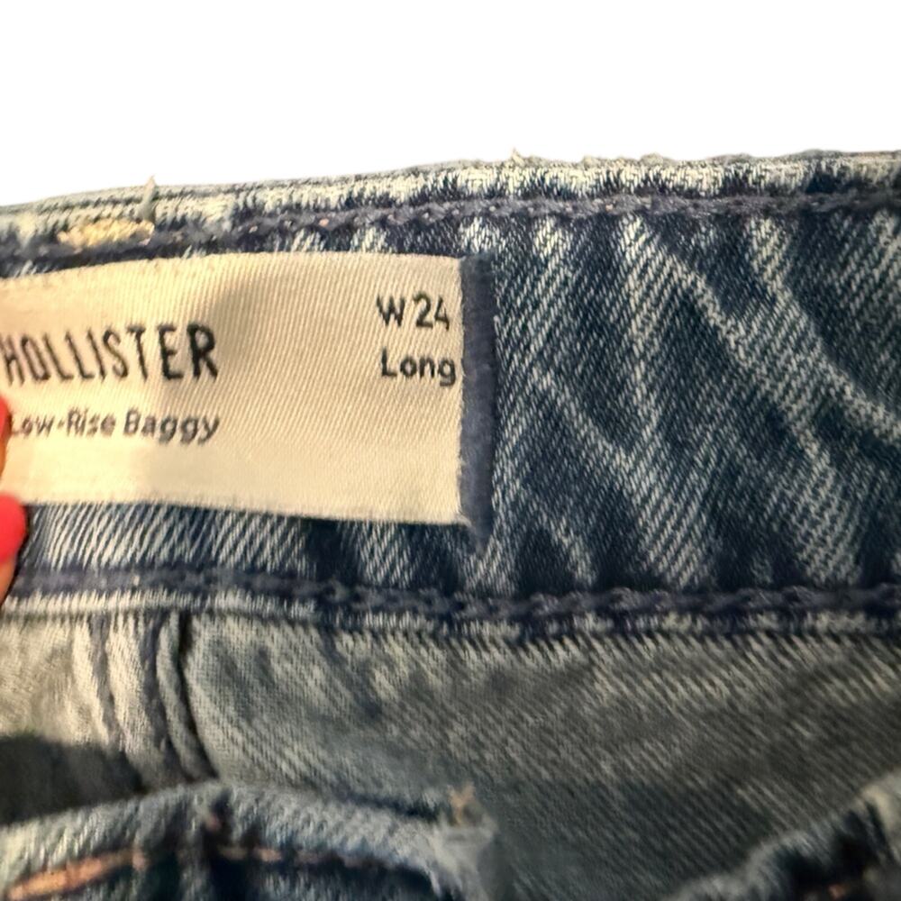 Hollister Light Blue Flare Jeans 24 Long - Picture 3 of 7